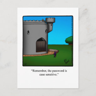 Funny "We hebben ons verplaatst" Humor Briefkaart