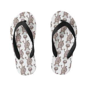 Funny weasel cartoon kinder teenslippers