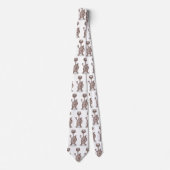 Funny weasel cartoon stropdas (Voorkant)