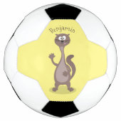 Funny weasel cartoon voetbal (Voorkant)
