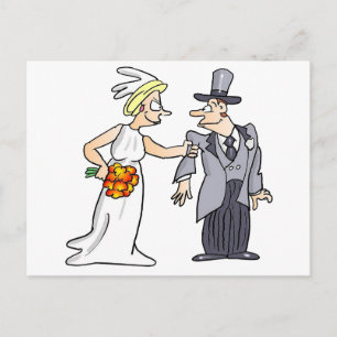 Funny Wedding Afbeelding Briefkaart