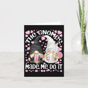 Funny Wedding Bride en Groom Motif the Gnomen Mad Kaart