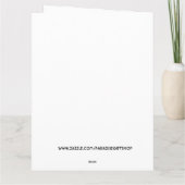 FUNNY WEDDING HANDCUFFCOUPLE CONGRATS Kaart (Achterkant)