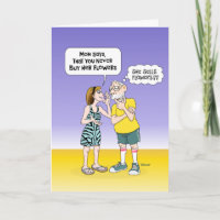 Funny Wedding Jubileum Card voor mama