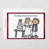 Funny Wedding Jubileum Kaart (Voorkant / Achterkant)