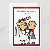 Funny Wedding Jubileum Kaart (Voorkant / Achterkant)