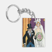  Funny Wedding, Romance van mei december Sleutelhanger (Voorkant Links)