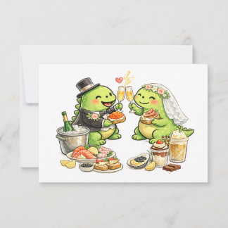 Funny Wedding RSVP Kaartje