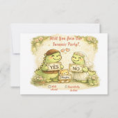 Funny Wedding RSVP Kaartje (Achterkant)