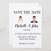 Funny Wedding Uitnodiging (Voorkant / Achterkant)