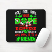 Funny Weed T Lover Roll Joint Friend Smoking Short Muismat (Met muis)