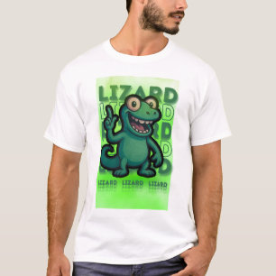 Funny Weirdcore Lizard Lizard Mème T-Shirt
