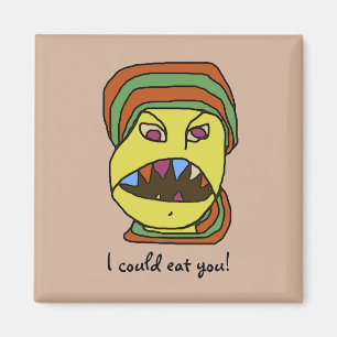 Funny WEIRDOS hongerige cartoon Magneet