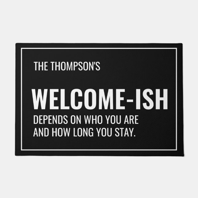 Funny Welcome Deuren Mat (Voorkant)