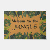 Funny Welcome To The Jungle Mat, Tropical   Deurmat (Voorkant)