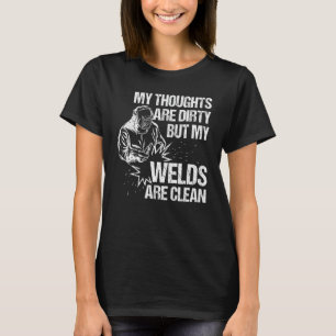 Funny Welding Design voor mannen Papa Metal Worker T-shirt