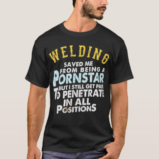 Funny Welding Proud Welder Giften voor Boyvriend o T-shirt