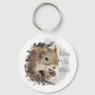 Funny, Welkom in de Nuthouse, Squirrel, Animal Sleutelhanger