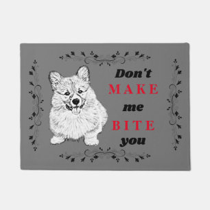Funny Welsh Corgi Doormat Deurmat