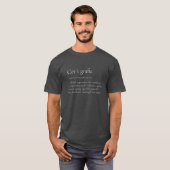 Funny Welsh Expression & Definition T-shirt (Voorkant volledig)