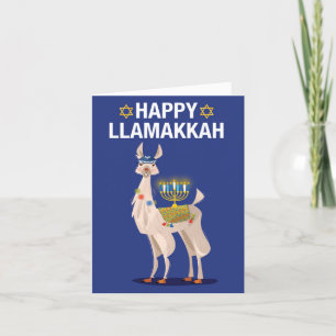 Funny Wenskaart - Joodse vakantie Llamakkah Feestdagen Kaart