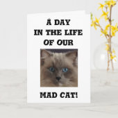 Funny Wenskaart Kaart (Gele Bloem)