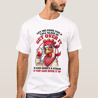 Funny Western Chicken Humor T-shirt