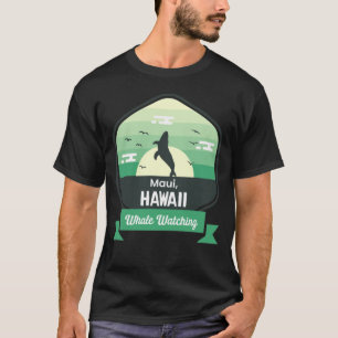 Funny Whale die Maui Ocean Water Sailing Mari beki T-shirt