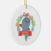 Funny Whale Shark Keramisch Ornament (Rechts)