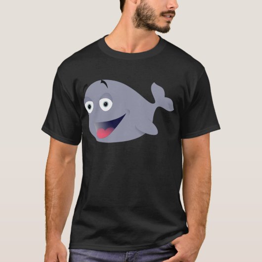 Funny Whale T-shirt (Voorkant)