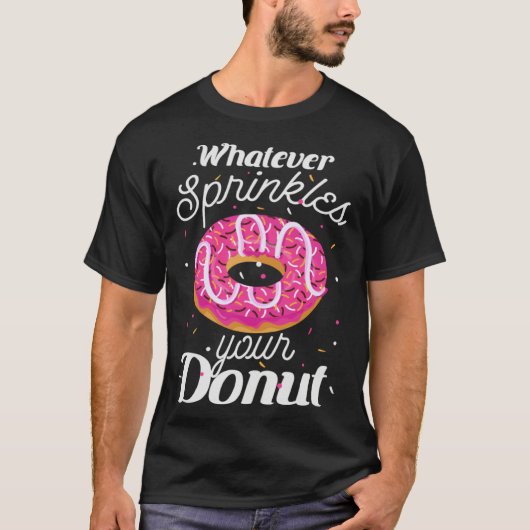 Funny Whatever Sprinkles Donuts Apparel Donut Love T-shirt (Voorkant)