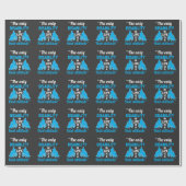 Funny Wheelstoel Handicap Positieve invaliditeit Cadeaupapier (Vlak)