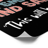 Funny When God Made Me He Smiled And Said This'll  Poster (Hoek)