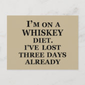 Funny whisky citeert humor whisky gezegden briefkaart (Voorkant)