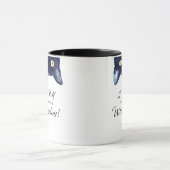 Funny White en Black Cat Coffee Mok (Midden)
