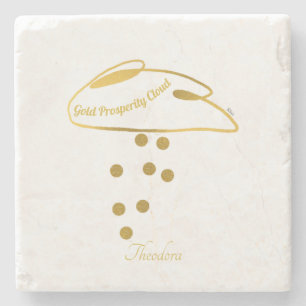 Funny White Gold ProWelvaart Cloud Stenen Onderzetter