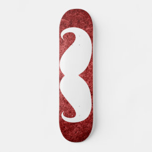 Funny white snor 21 skateboard