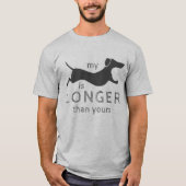 Funny wiener mannen shirt (Voorkant)