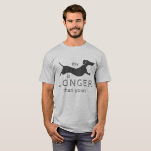Funny wiener mannen shirt