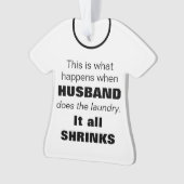 Funny Wife Marriage Typografie  Ornament (voorkant)