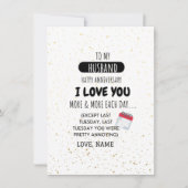 Funny Wife tegen Husband Humor Bericht over Jubile (Voorkant)