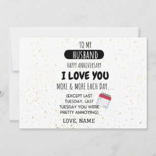 Funny Wife tegen Husband Humor Bericht over Jubile