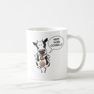 Funny wil meer Cowbell Koffiemok