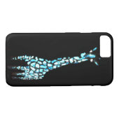Funny Wild Animal Abstracte Giraffe Case-Mate iPhone Case (Achterkant (Horizontaal))