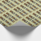 Funny Wild Thding Wrapping Paper Cadeaupapier (Hoek)