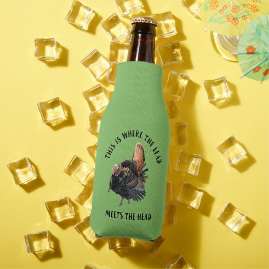 Funny Wild Turkey Hunting Quote Beer Kooler Flesjeskoeler (Insitu Zomer)