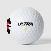 Funny Wilson balle de golf avec taches de vache po (Logo)
