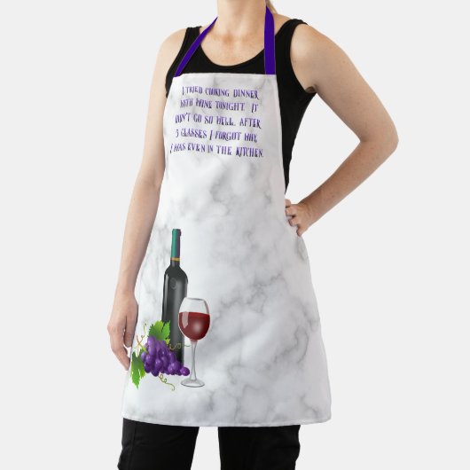 Funny Wine - Apron M Schort (Insitu)
