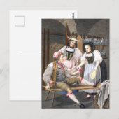 Funny  Wine Cellar Swiss Drink Scene Briefkaart (Voorkant / Achterkant)