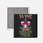 Funny Wine Gift - Wine Shirts For Women Magneet (Voorkant / Achterkant)